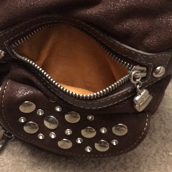 Brown embellished crossbody - Picture 6 of 7
